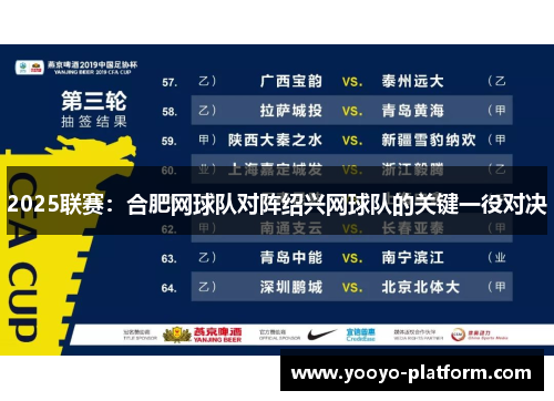 2025联赛：合肥网球队对阵绍兴网球队的关键一役对决